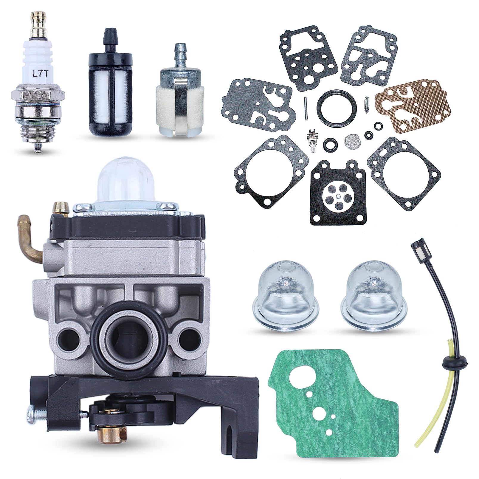 Algopix Similar Product 3 - Carburetor Carb Gasket Diaphargm Kit