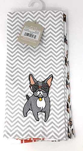 Algopix Similar Product 12 - Laurel Home Frenchie with Glasses