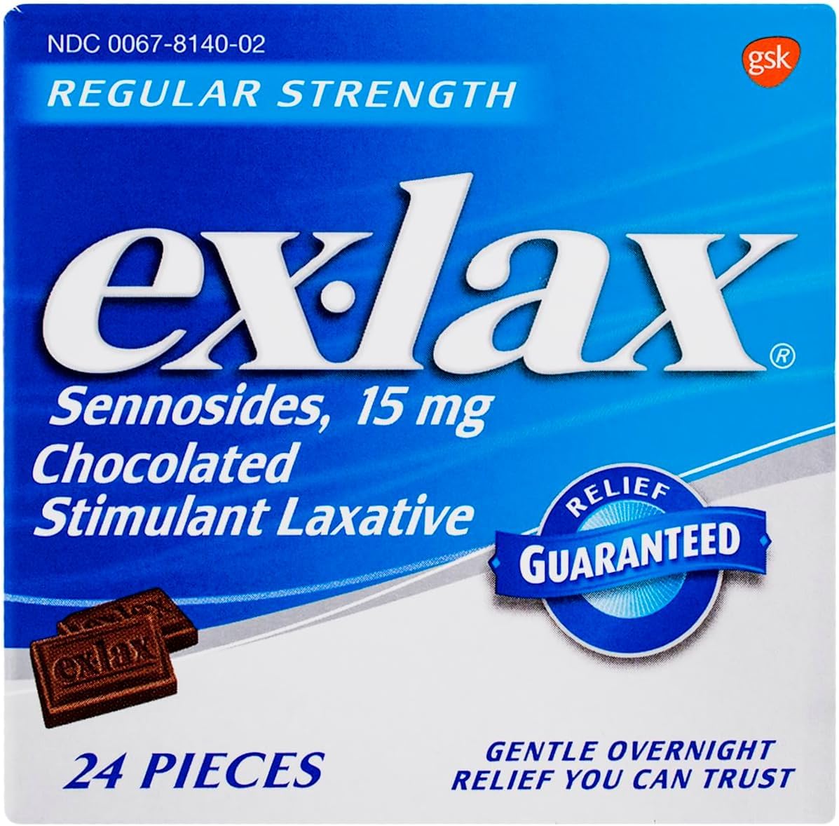 Algopix Similar Product 13 - ExLax Regular Strength Chocolated
