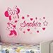 Algopix Similar Product 19 - Name Wall Decal Minnie Vinyl Decals