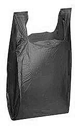 Algopix Similar Product 12 - Black Plastic TShirt Shopping Bags 11