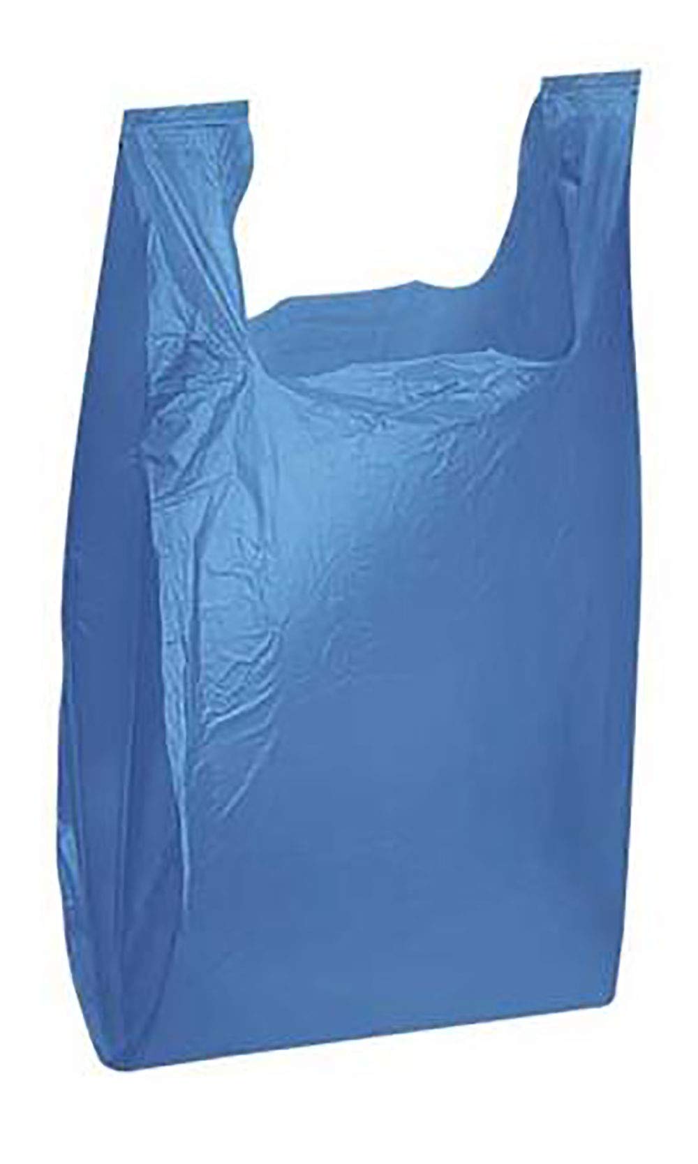 Algopix Similar Product 13 - SSWBasics Plastic Shopping Bags  Blue