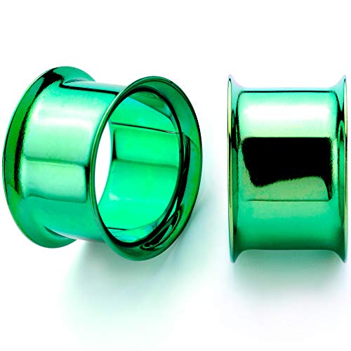 Algopix Similar Product 3 - Body Candy 2Pc Green Anodized Steel
