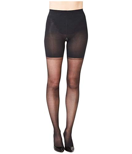 Algopix Similar Product 5 - Spanx Regular-Waist Sheer Black b