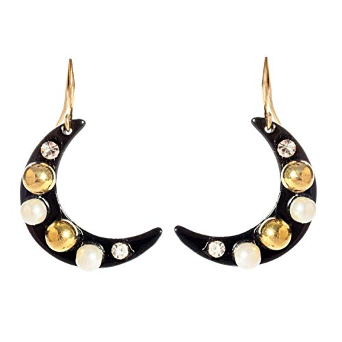 Algopix Similar Product 6 - Amrita Singh Half-moon Pearl Earrings
