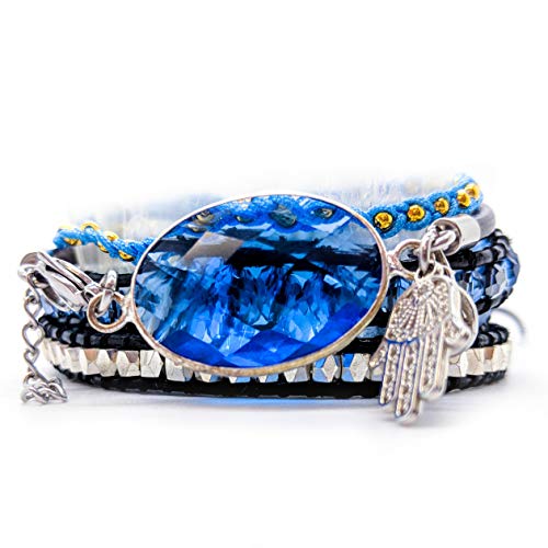 Algopix Similar Product 9 - Balla Bracelets Leather and Blue