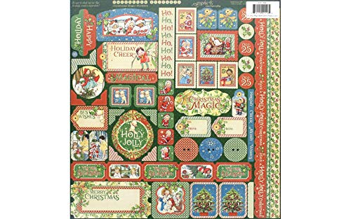 Algopix Similar Product 10 - Graphic 45 Christmas Magic Sticker