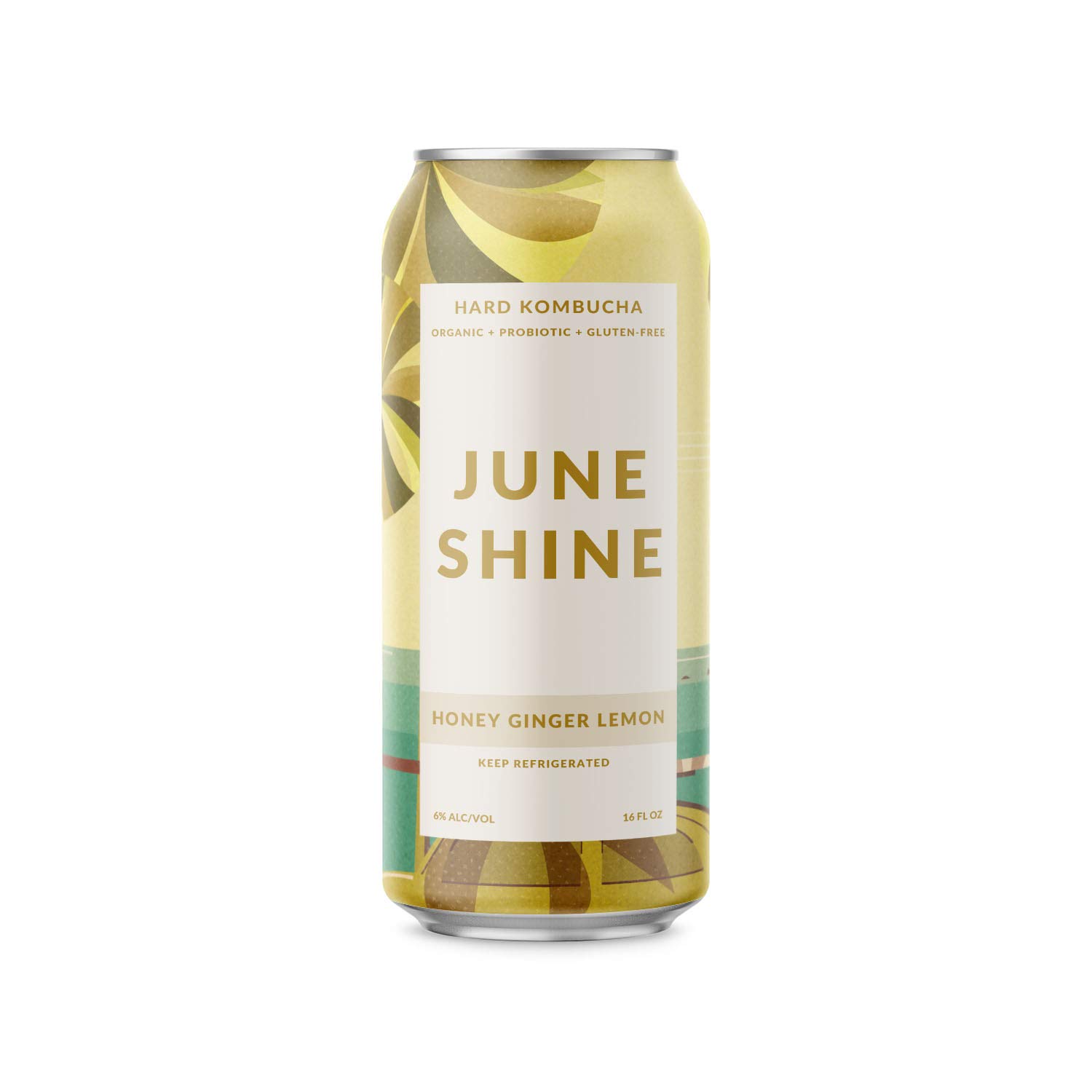 Algopix Similar Product 5 - Juneshine Hard Kombucha Honey Ginger