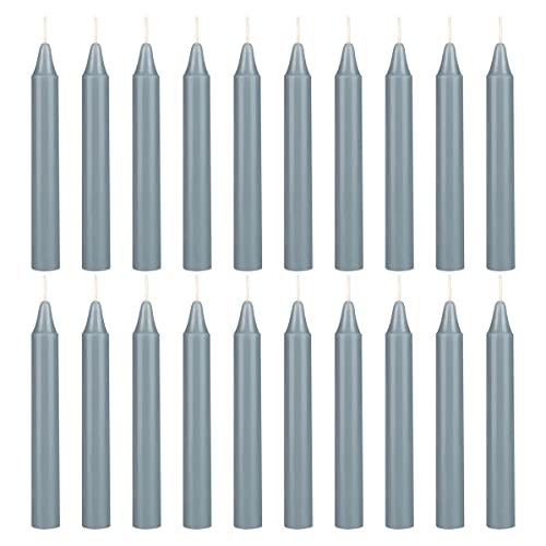 Algopix Similar Product 14 - Mega Candles 20 pcs Unscented Gray