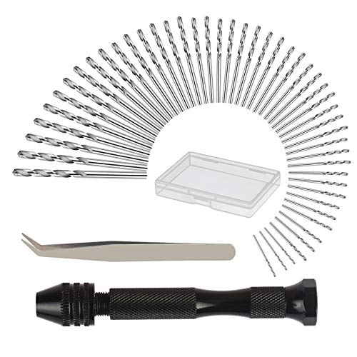 Algopix Similar Product 17 - KAKOO 51 Pcs Pin Vise Hand Drill Set