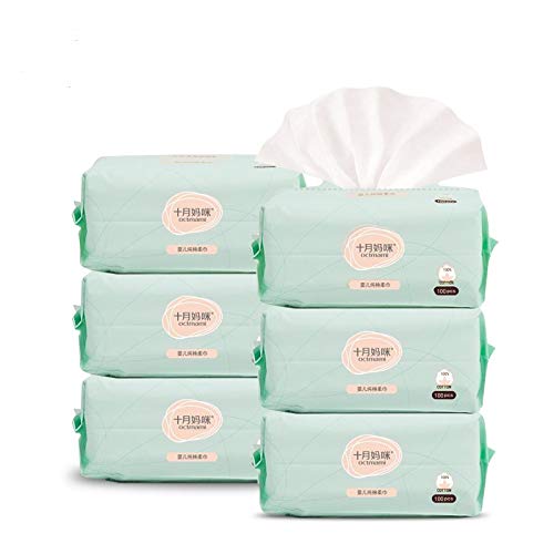 Algopix Similar Product 1 - Dry Baby Wipes Octmami Soft Dry Cotton