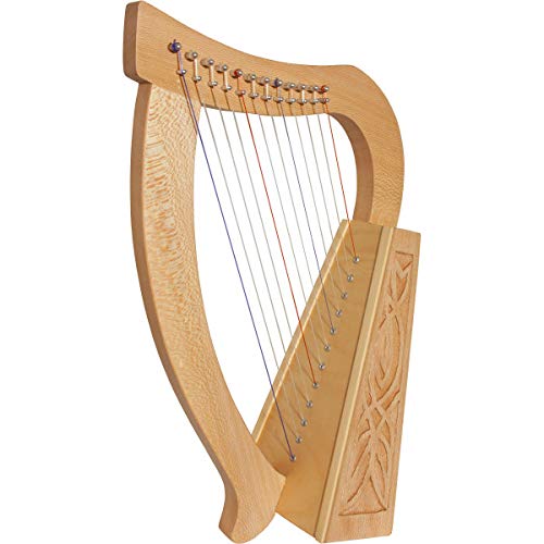 Algopix Similar Product 20 - 12String Baby Celtic Harp wKnotwork
