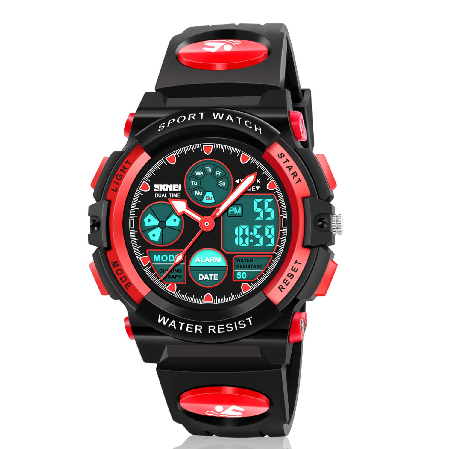 Algopix Similar Product 16 - ATIMO Kids Sport Watch 50M Water