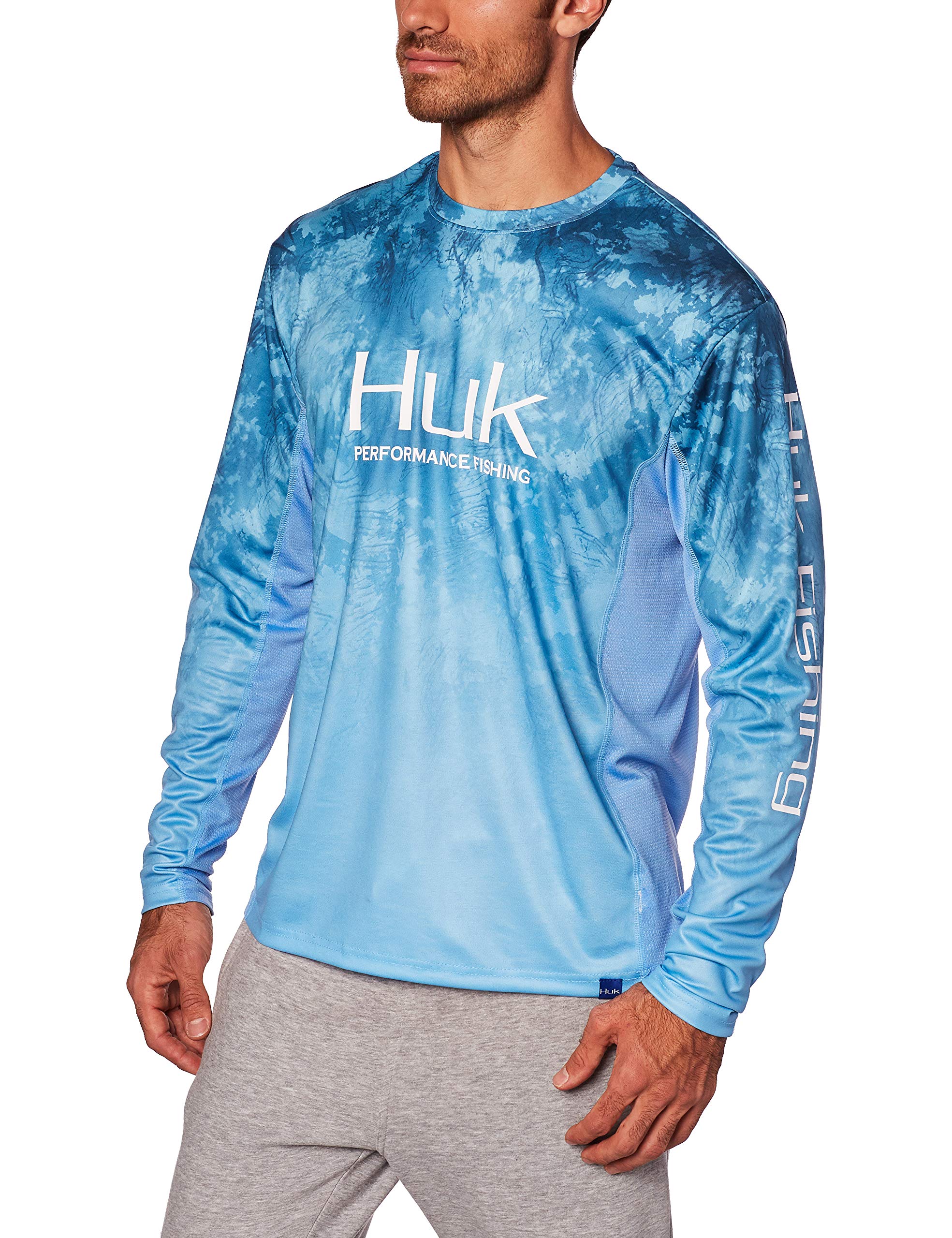 Algopix Similar Product 6 - Huk Mens Icon X Camo Long Sleeve