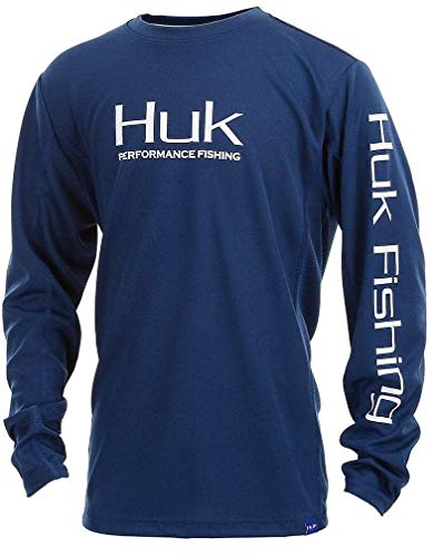 Algopix Similar Product 10 - Huk Youth  Icon X Long Sleeve Shirt
