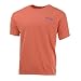 Algopix Similar Product 9 - Huk Mens Blue Crab Patch Tee Coral