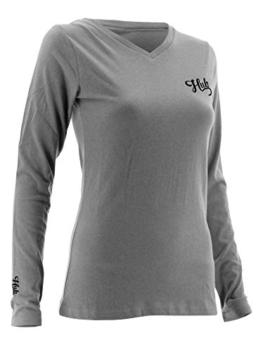 Algopix Similar Product 7 - Huk Womens Logo Long Sleeve Tee  Quick