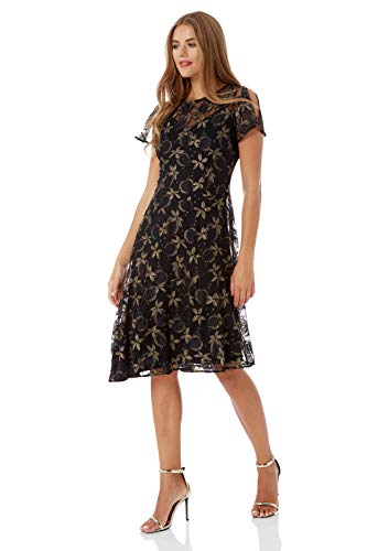 Algopix Similar Product 2 - Roman Originals Womens Lace Dipped Hem