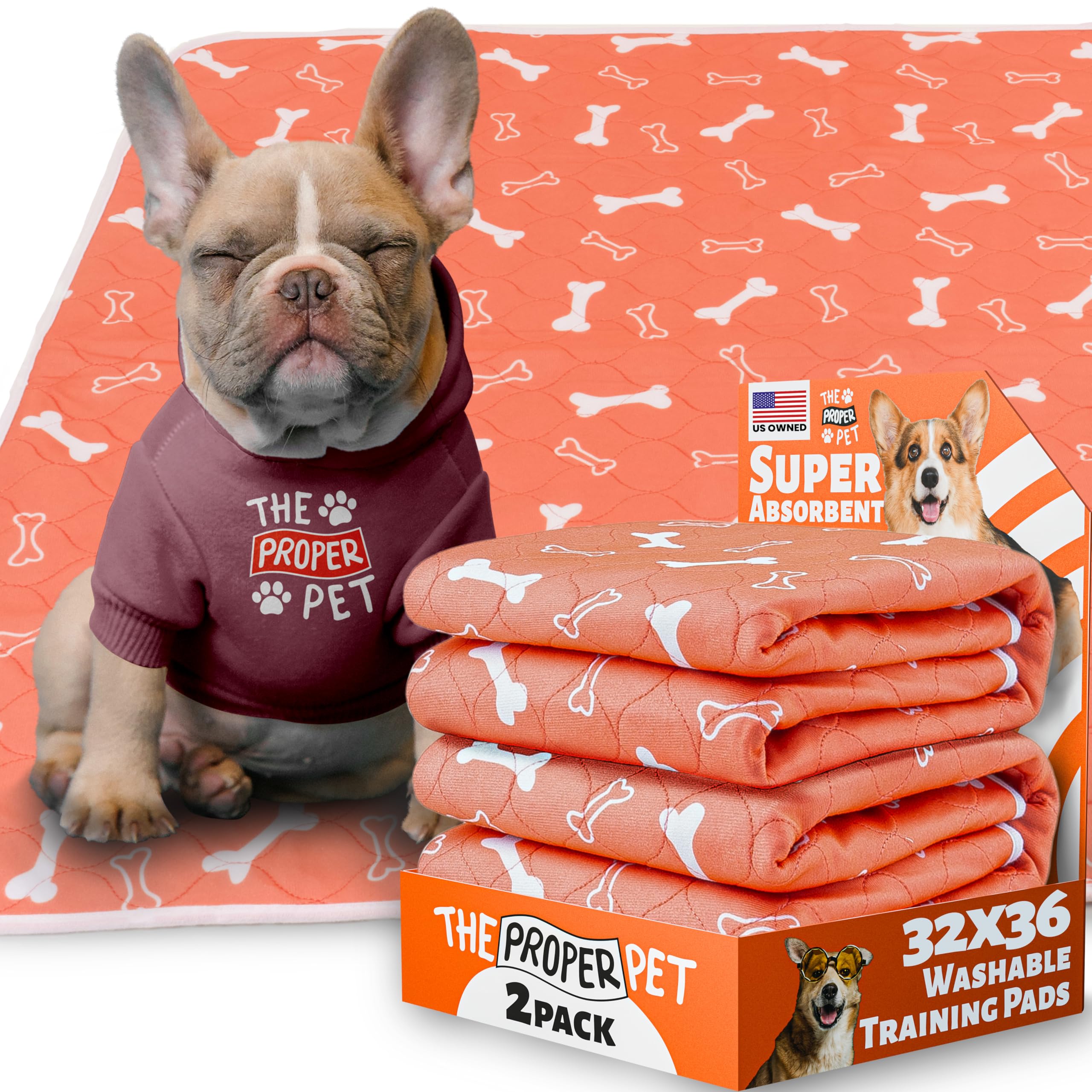 Algopix Similar Product 18 - The Proper Pet Washable Pee Pads for