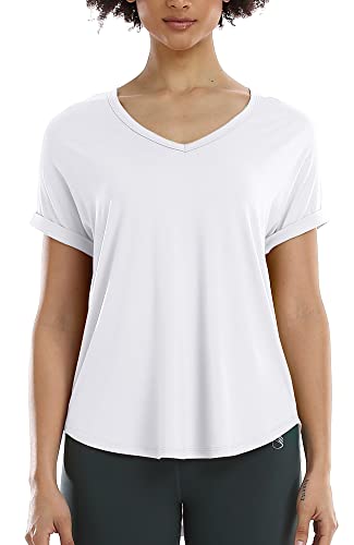 Algopix Similar Product 15 - icyzone Workout Shirts for Women  Yoga