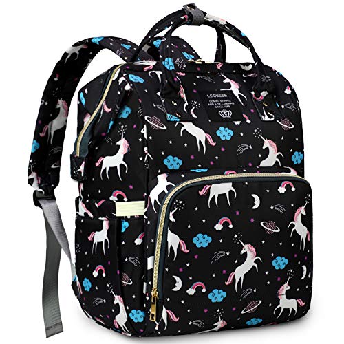 Algopix Similar Product 7 - MIGER Diaper Bag Backpack Baby Girl Boy