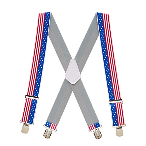 Algopix Similar Product 19 - SuspenderStore Mens STARS  STRIPES