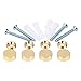 Algopix Similar Product 4 - Mirror Screws Brass Cap Decorative