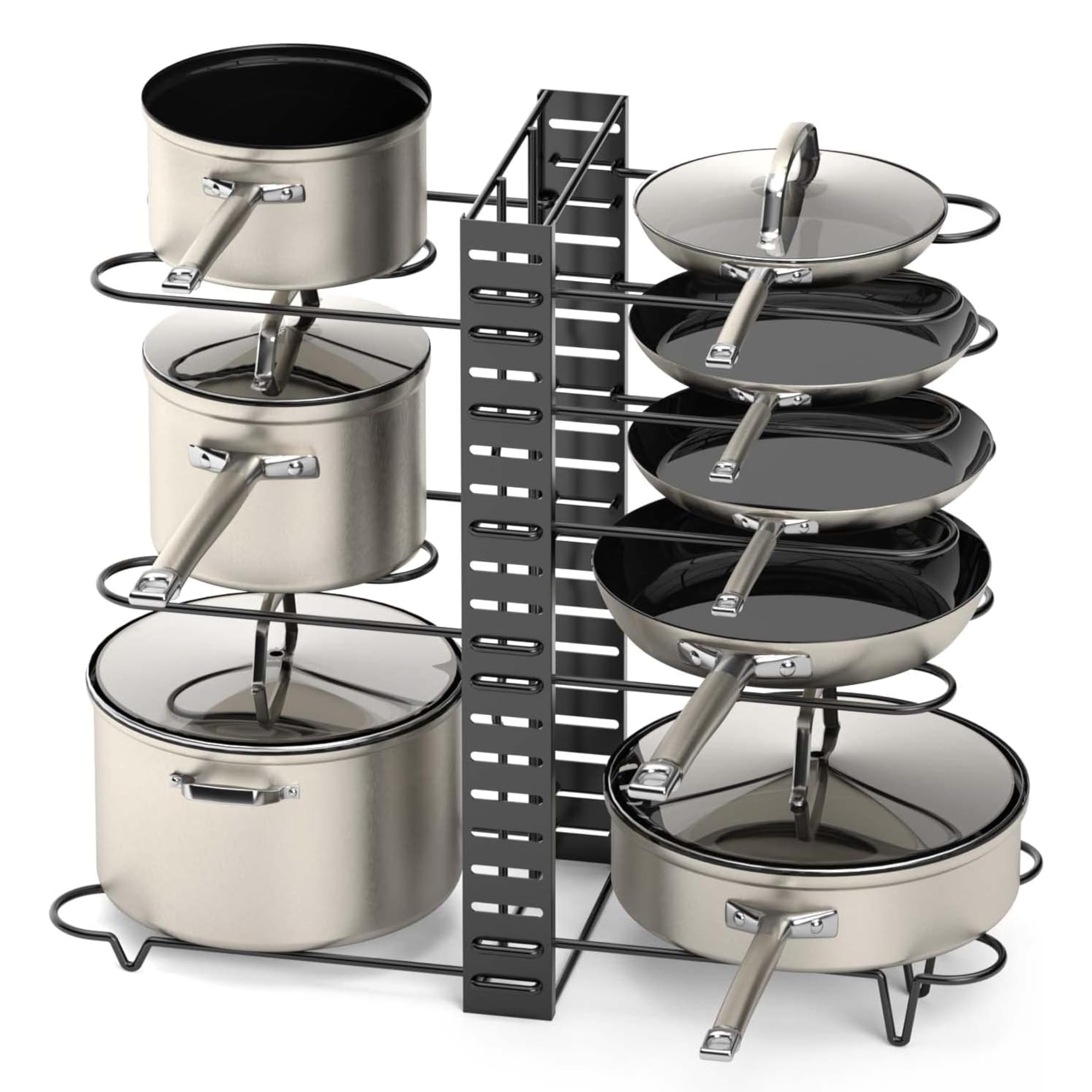 Algopix Similar Product 18 - Vdomus Pot Rack Organizer with 3 DIY