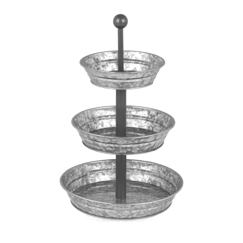 Algopix Similar Product 6 - Hallops 3 Tier Serving Tray 