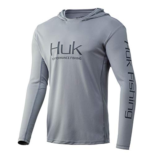 Algopix Similar Product 19 - Huk Mens Icon X Hoodie  Fishing Shirt