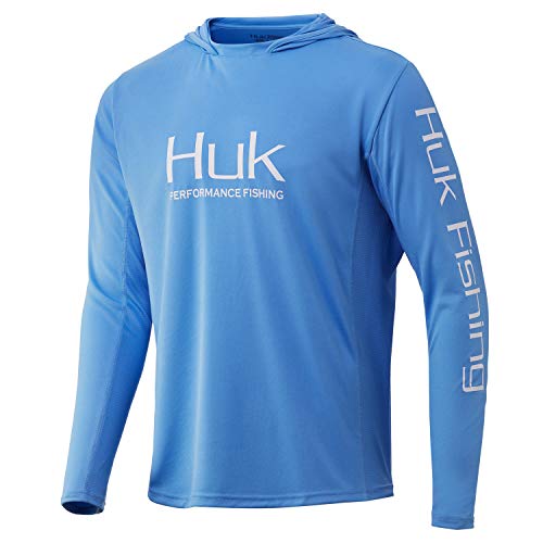 Algopix Similar Product 17 - Huk Mens Icon X Hoodie  Fishing Shirt