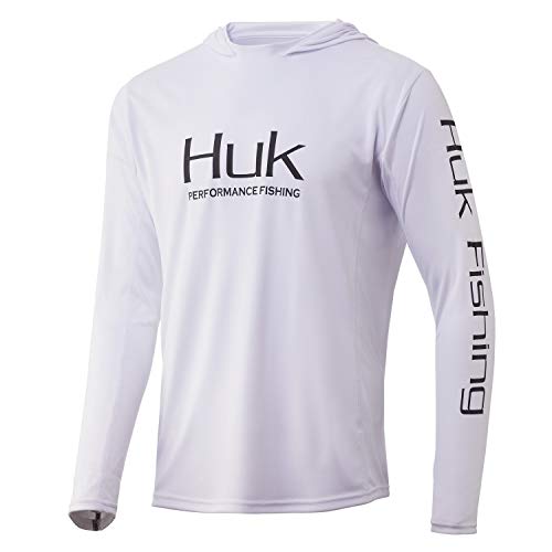 Algopix Similar Product 1 - Huk Mens Icon X Hoodie  Fishing Shirt