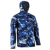 Algopix Similar Product 3 - Huk Mens CYA Camo Packable Rain Jacket
