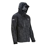 Algopix Similar Product 7 - Huk Mens Leviathan Rain Jacket Black