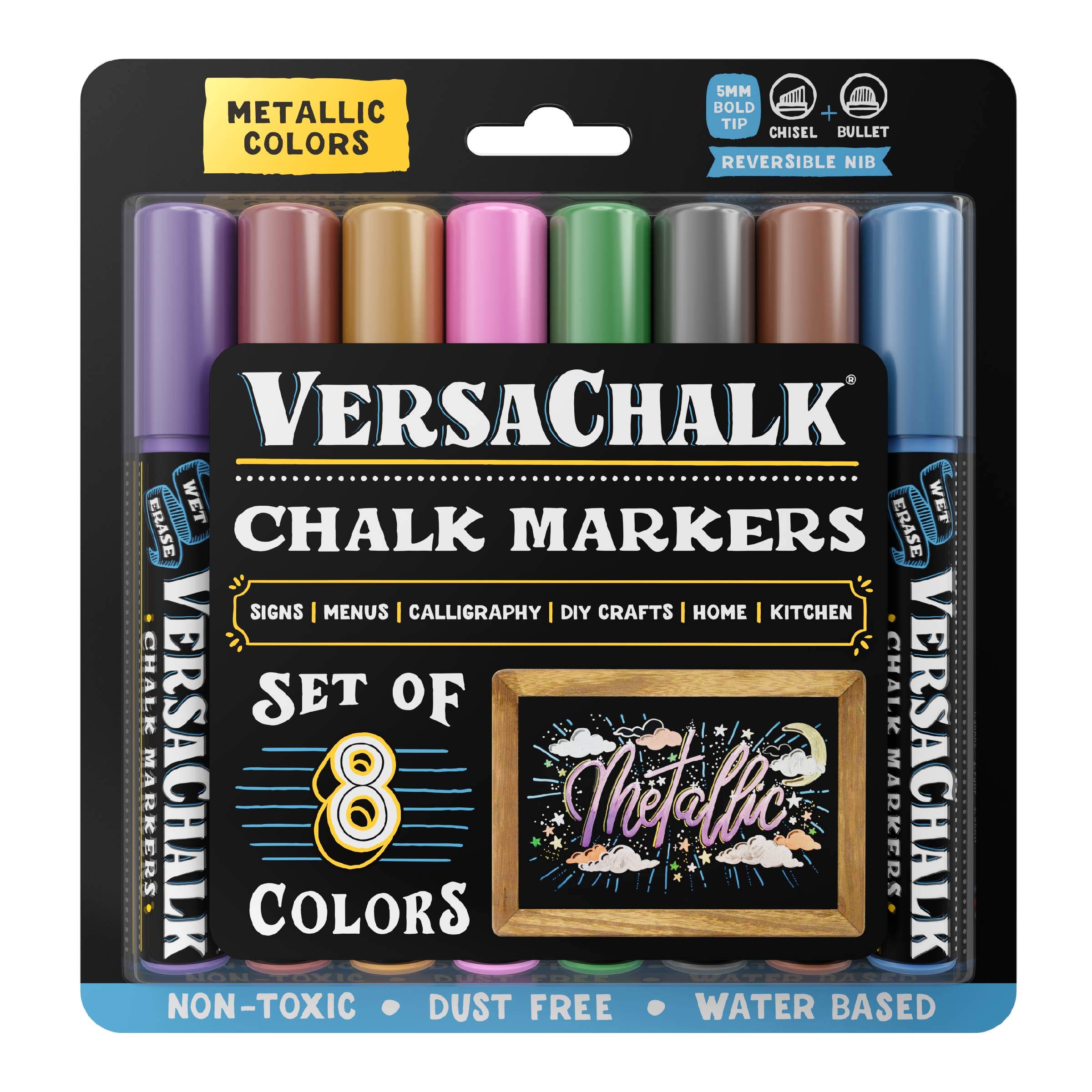 Algopix Similar Product 16 - Metallic Chalk Markers For Chalkboard