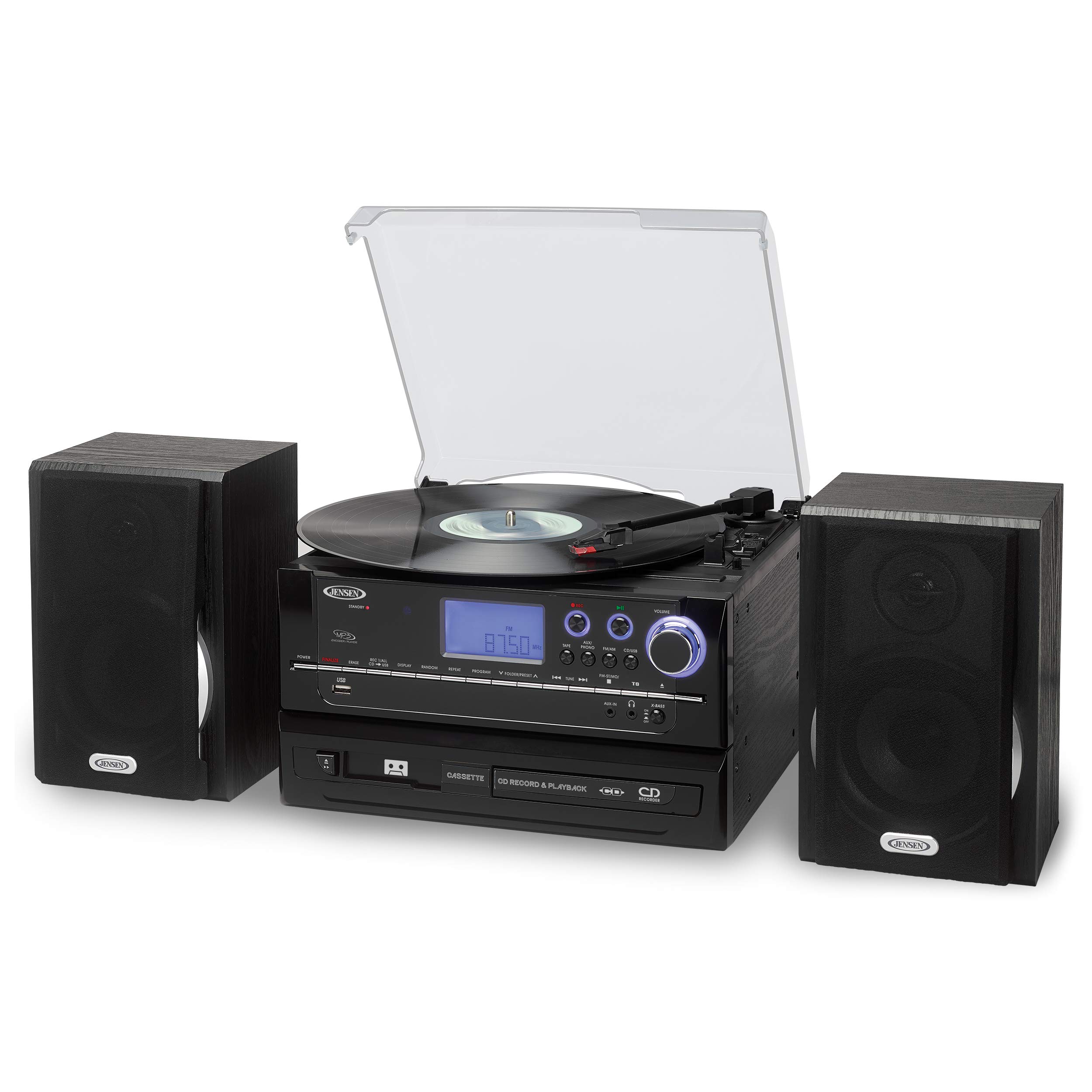 Algopix Similar Product 5 - JENSEN JTA990 3Speed Stereo Turntable