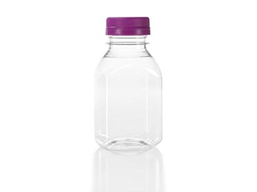 Algopix Similar Product 13 - 8 oz Clear Food Grade Plastic Juice