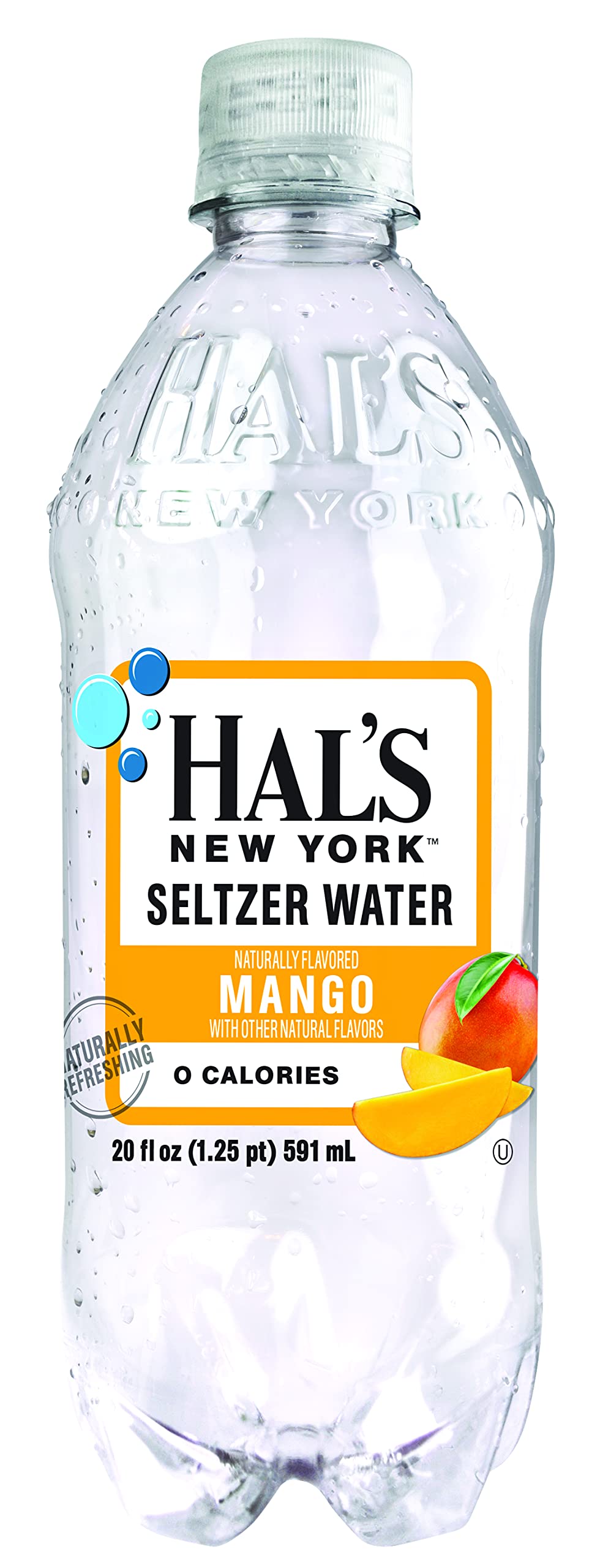 Algopix Similar Product 10 - Hals New York Seltzer Carbonated Mango