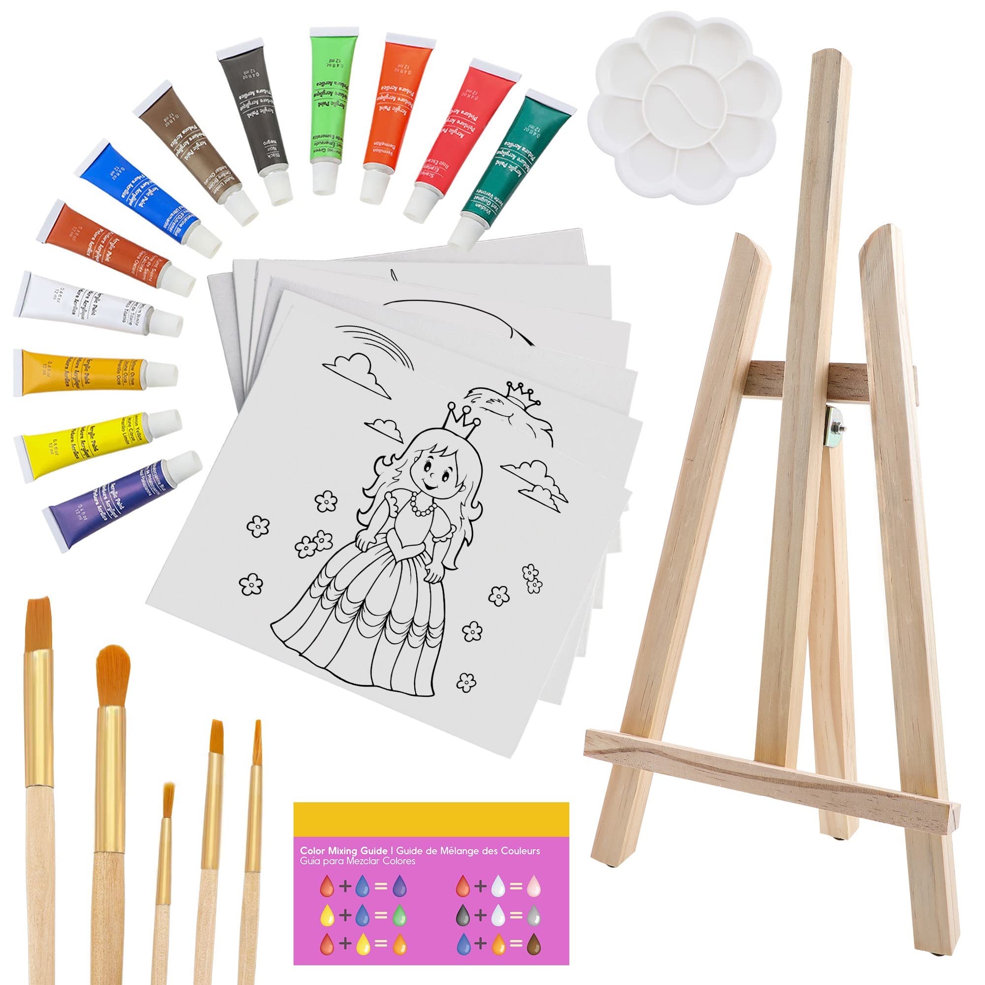 Algopix Similar Product 20 - ETI Toys 26 Piece Kids Art Painting