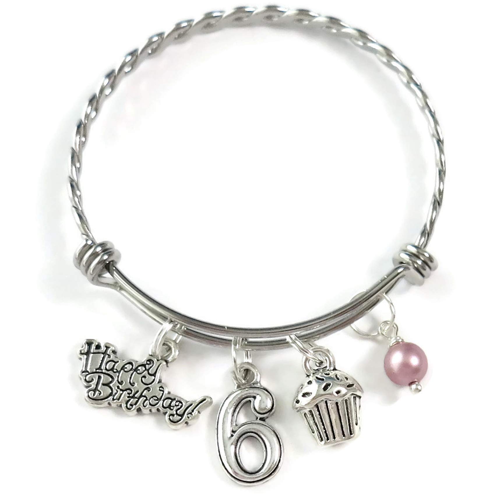 Algopix Similar Product 13 - 6th BIRTHDAY BRACELET 6th Birthday