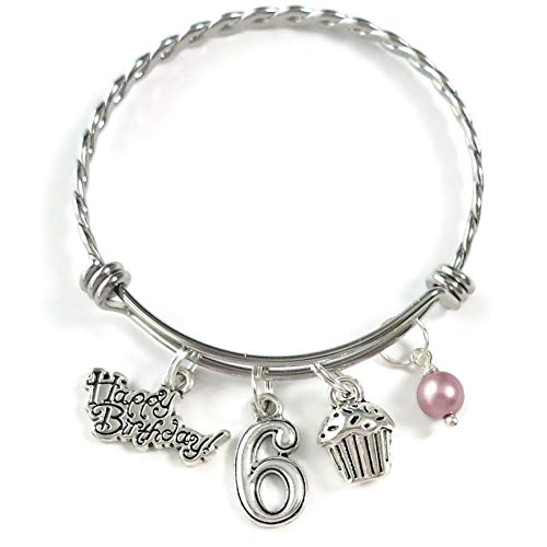 Algopix Similar Product 19 - 6th BIRTHDAY BRACELET 6th Birthday