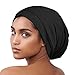 Algopix Similar Product 9 - Alnorm Cozy Satin Lined Slouchy Beanie