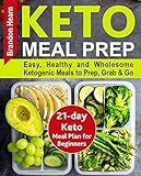Algopix Similar Product 9 - Keto Meal Prep Easy Healthy and
