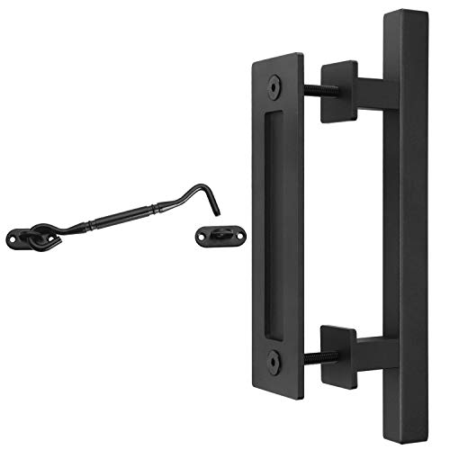 Algopix Similar Product 4 - EaseLife 12 Barn Door Handle and 6