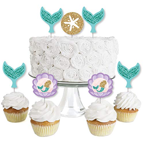 Algopix Similar Product 9 - Lets Be Mermaids  Dessert Cupcake