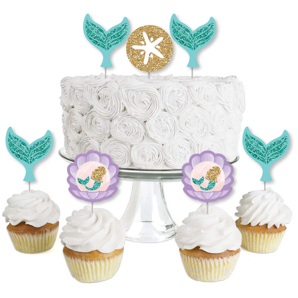 Algopix Similar Product 19 - Lets Be Mermaids  Dessert Cupcake