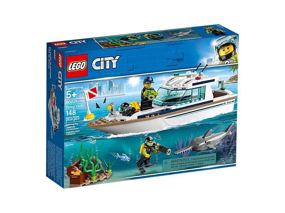 Algopix Similar Product 1 - LEGO City Great Vehicles Diving Yacht