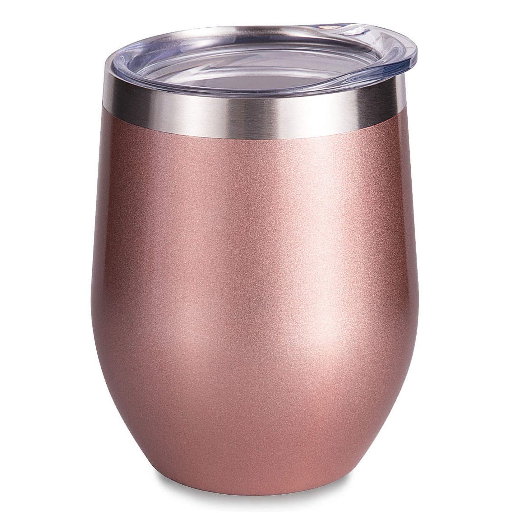 Algopix Similar Product 9 - SUNWILL Insulated Wine Tumbler with Lid