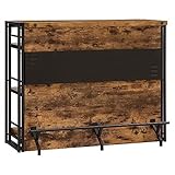 Algopix Similar Product 18 - Benjara Benzara Wooden Bar Unit with