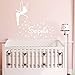Algopix Similar Product 10 - Tinkerbell Name Wall DecalBaby Girl